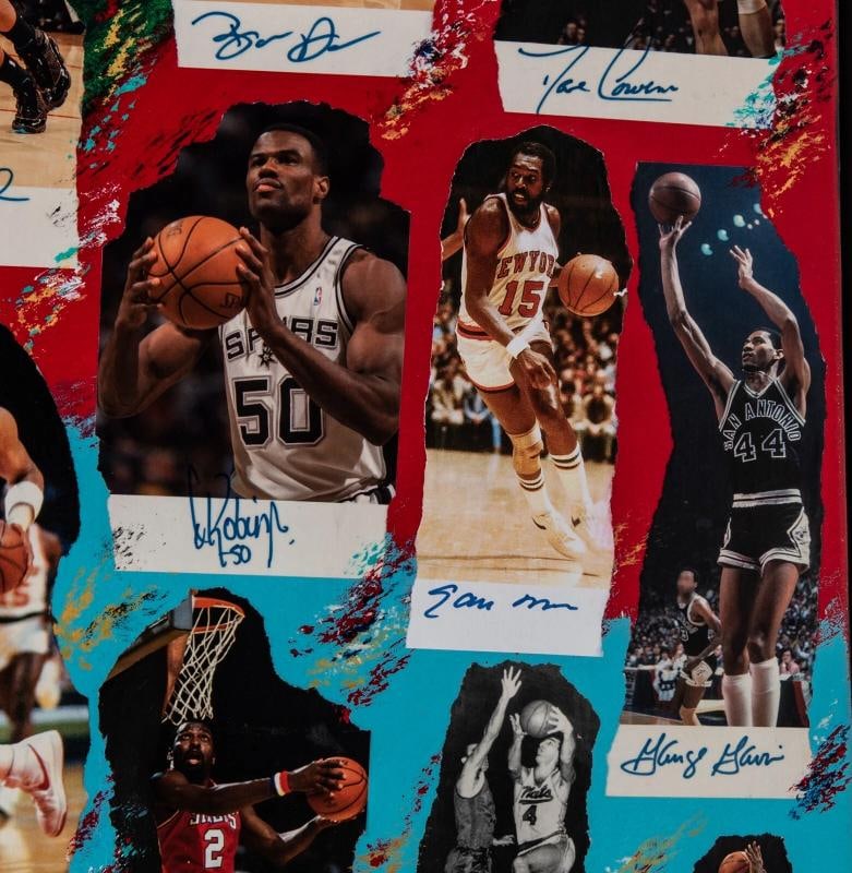 Michael Jordan Kobe Bryant LeBron James Signed Legends Of The Game Art - 8