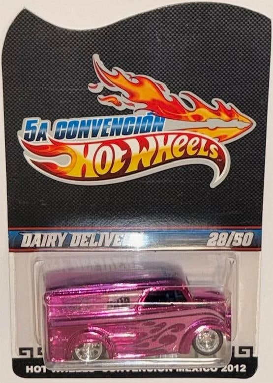 Pink DAIRY DELIVERY Hot Wheels 2012 Mexico Convention 28/50 - 4