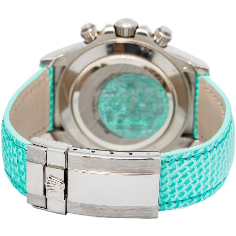 Rolex Daytona 116519 RARE Green Beach MOP 18k White Gold 2009 Papers Unisex 40mm - 5