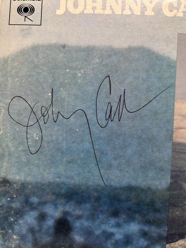 JOHNNY CASH Signed Autograph LP Cover "The Gospel Road" Vinyl JSA LOA - 2
