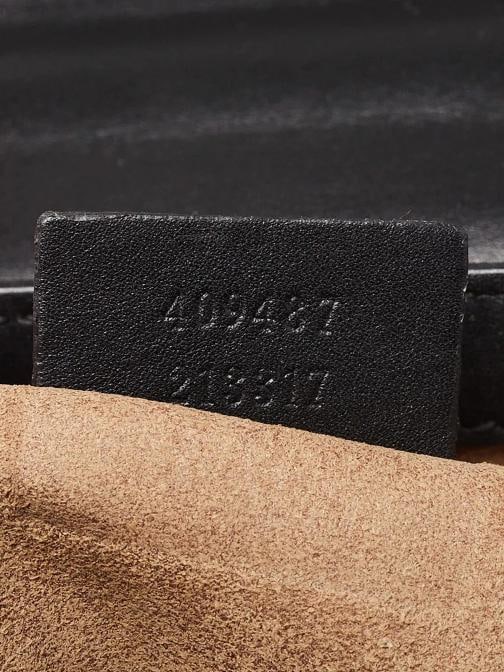 Gucci Beige/Black GG Supreme Coated Canvas Padlock Small Shoulder Bag - 10