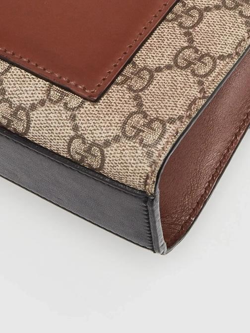 Gucci Beige/Black GG Supreme Coated Canvas Padlock Small Shoulder Bag - 4