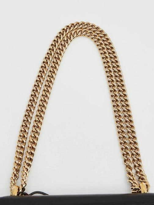 Gucci Beige/Black GG Supreme Coated Canvas Padlock Small Shoulder Bag - 7