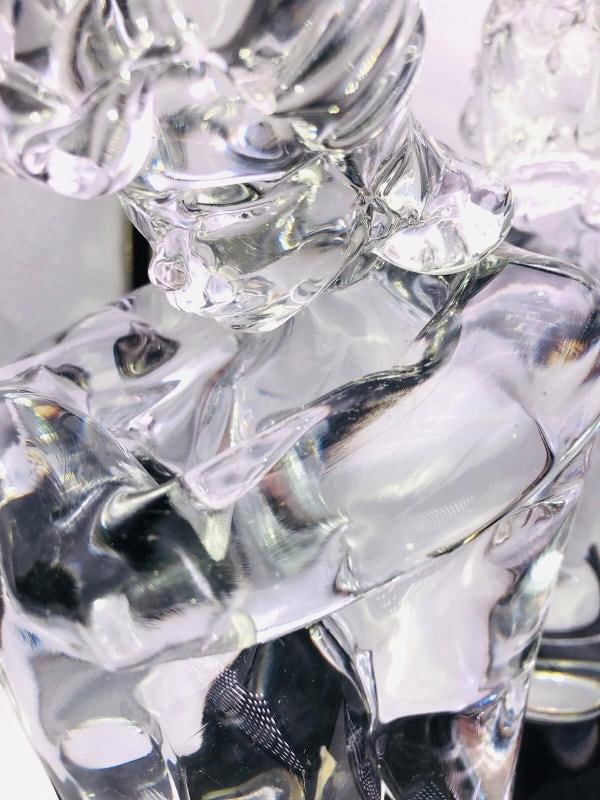 EXCELLENT MURANO ITALIAN ART GLASS BY LOREDANO ROSIN SIGNED BOY/ GIRL SCULPTURE - 11