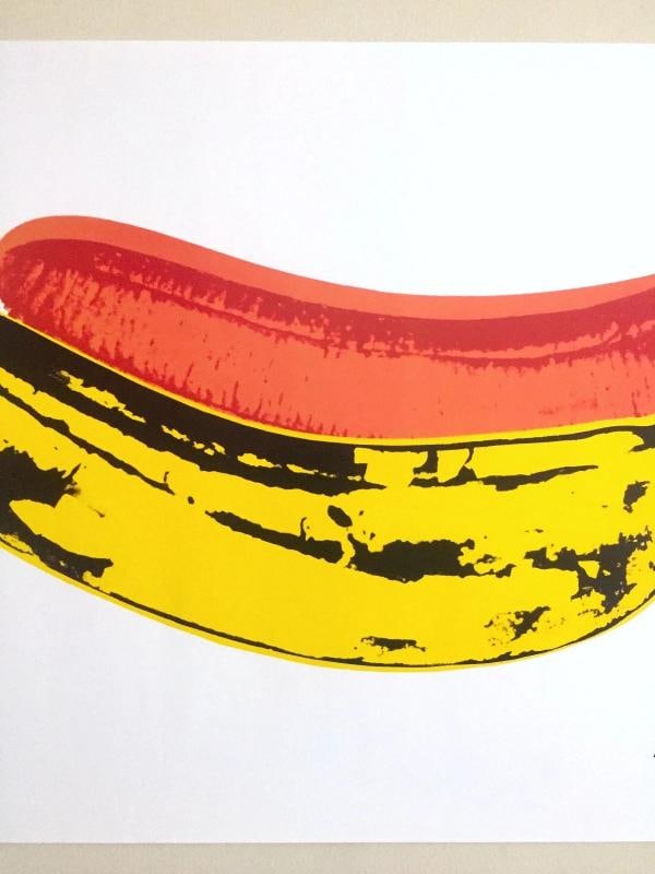 ANDY WARHOL FOUNDATION OFFSET LITHOGRAPH PRINT POP ART POSTER " BANANA " 1966 - 3