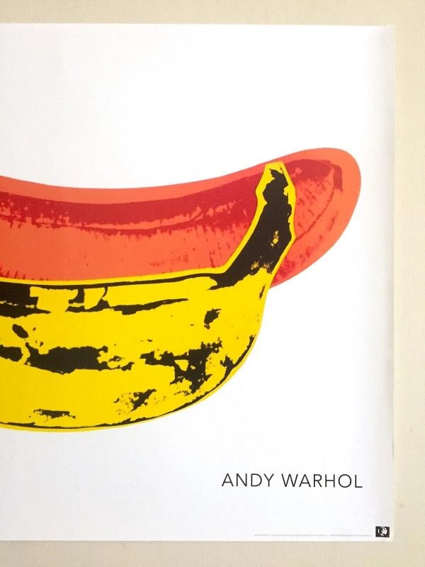 ANDY WARHOL FOUNDATION OFFSET LITHOGRAPH PRINT POP ART POSTER " BANANA " 1966 - 4