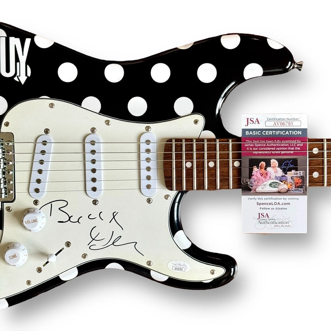 Buddy Guy Signed Custom Guitar (JSA COA) - 2