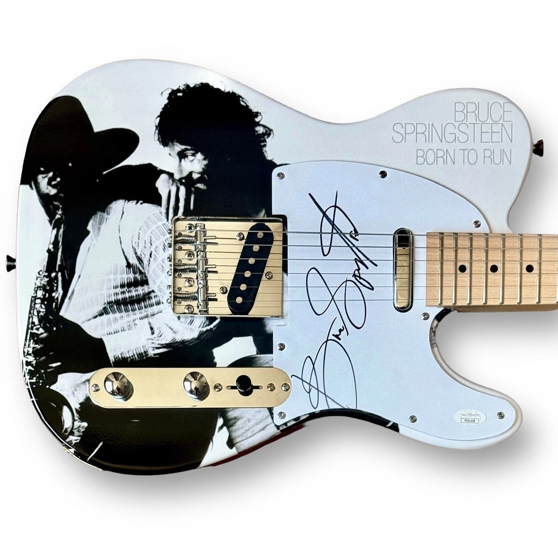 Bruce Springsteen Signed Custom Guitar (JSA LOA) (1 of 4)