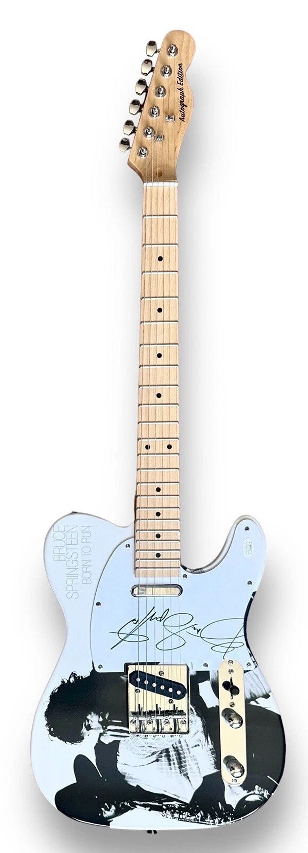 Bruce Springsteen Signed Custom Guitar (JSA LOA) - 3