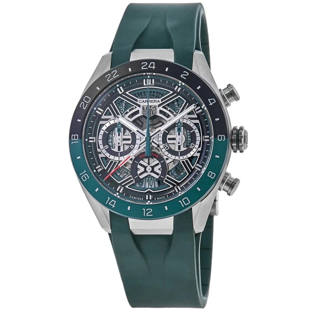 New Tag Heuer Carrera Chronograph Twin-Time Extreme Men's Watch CBU2084.FT6297 (1 of 4)