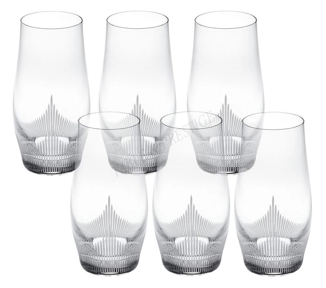 LALIQUE CRYSTAL 100 POINTS LARGE TUMBLER GLASSES SET OF SIX #10332600 BRAND NIB: Condition: New: A brand-new, unused, unopened, undamaged item in its original packaging (where packaging is applicable). Packaging should be the same as what is found in a retail store, unless the ite