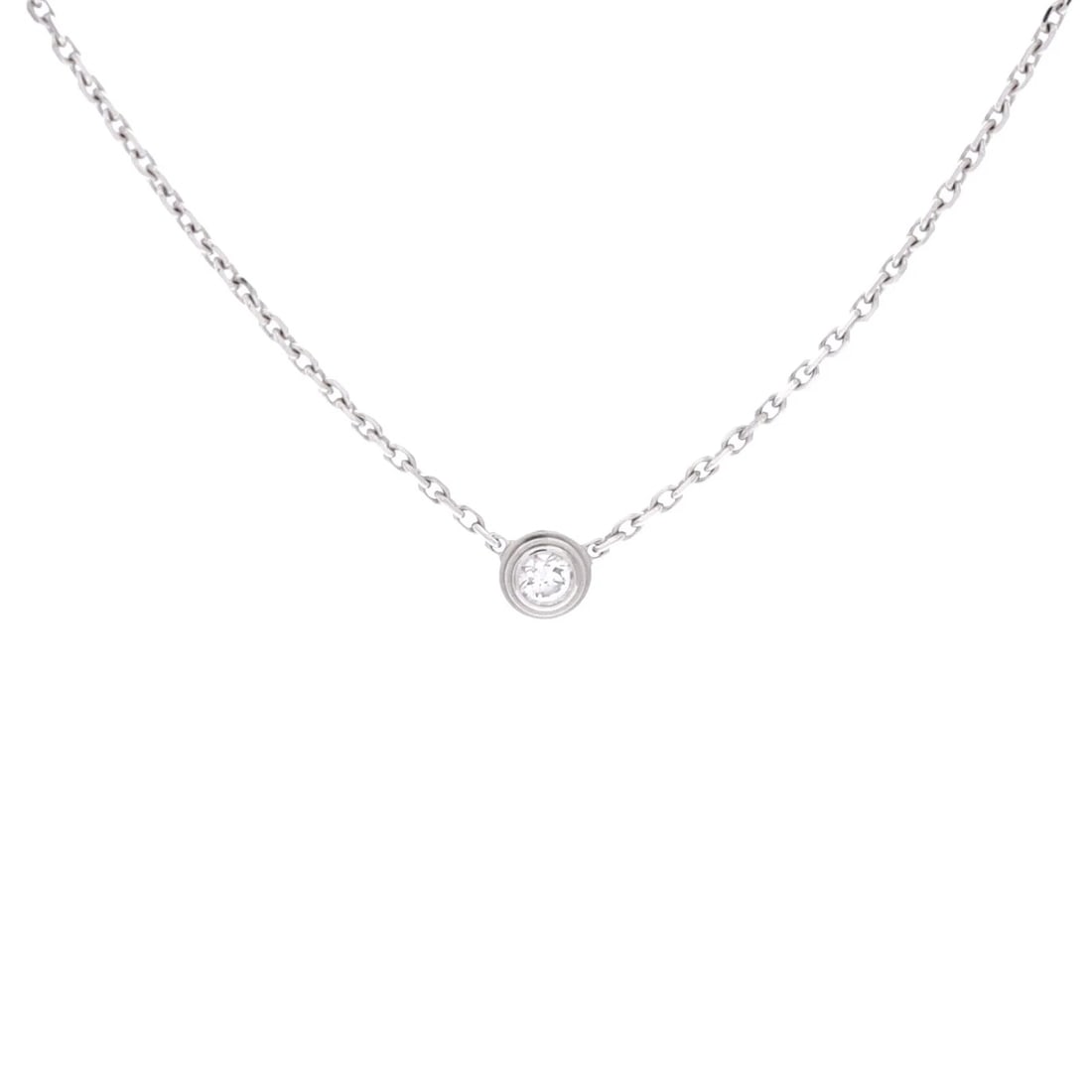 Cartier Cartier D'Amour Pendant Necklace 18K White Gold and Diamond XS (1 of 3)