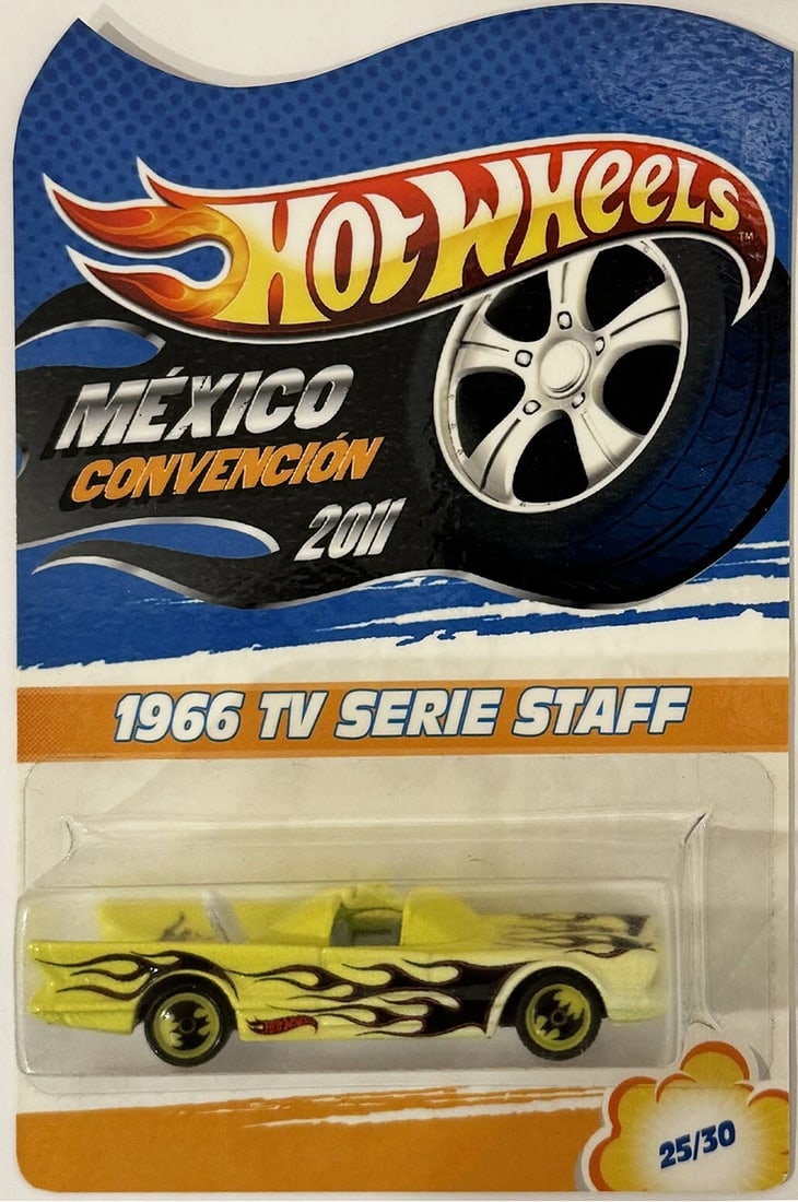 1966 TV BATMOBILE Hot Wheels 2011 Mexico Convention STAFF Exclusive 25/30 RARE! (1 of 1)