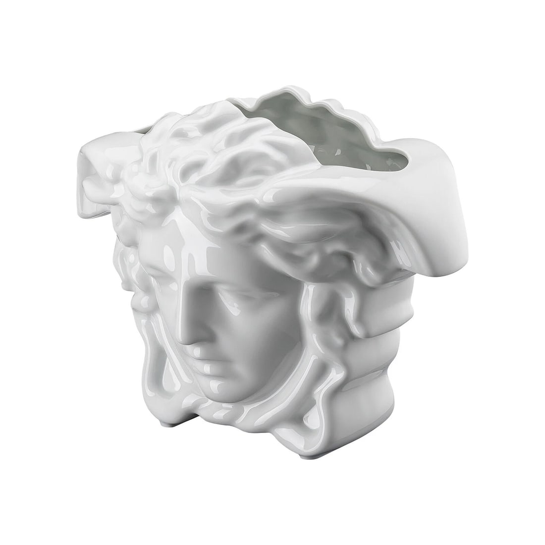 Versace Rosenthal Medusa Grande Vase 15 cm(5.91") White-: Versace Rosenthal Medusa Grande Vase 15 cm(5.91") White-Material: Porcelain