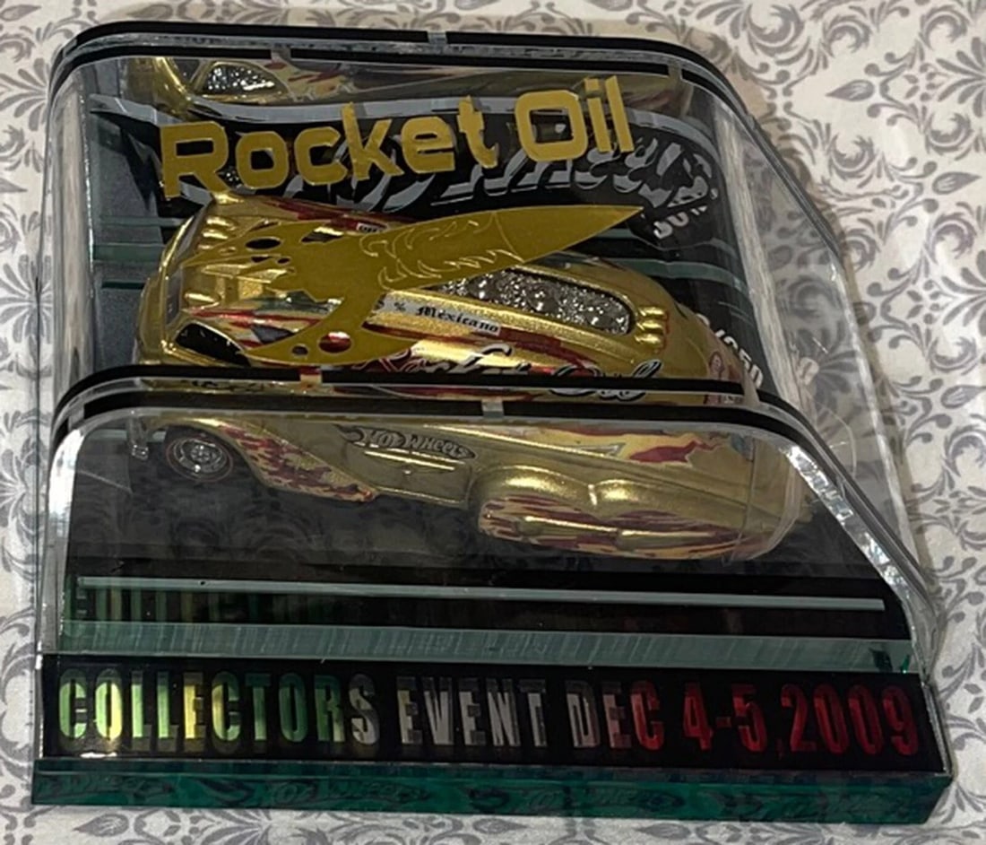 Hot Wheels 2009 Mexico Convention GOLD ROCKET OILER Only 250 Made!: Condition: New: A brand-new, unused, unopened, undamaged item (including handmade items). See the seller's listing for full details. ,Brand: Hot Wheels,Series: Barbie,Autographed: No,Customized: