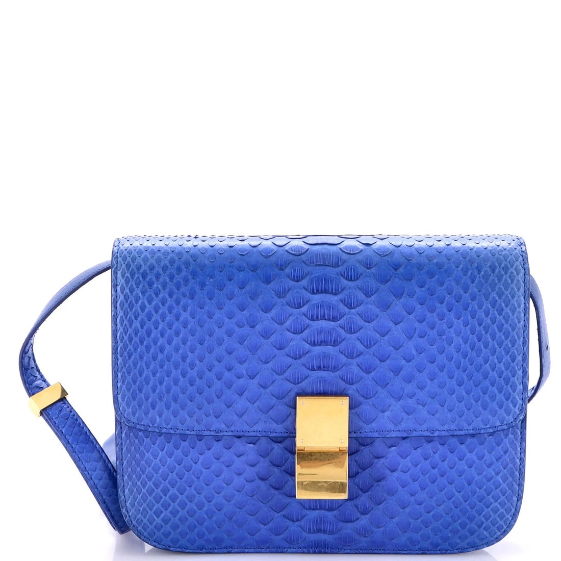 Celine Classic Box Bag Python Medium (1 of 5)