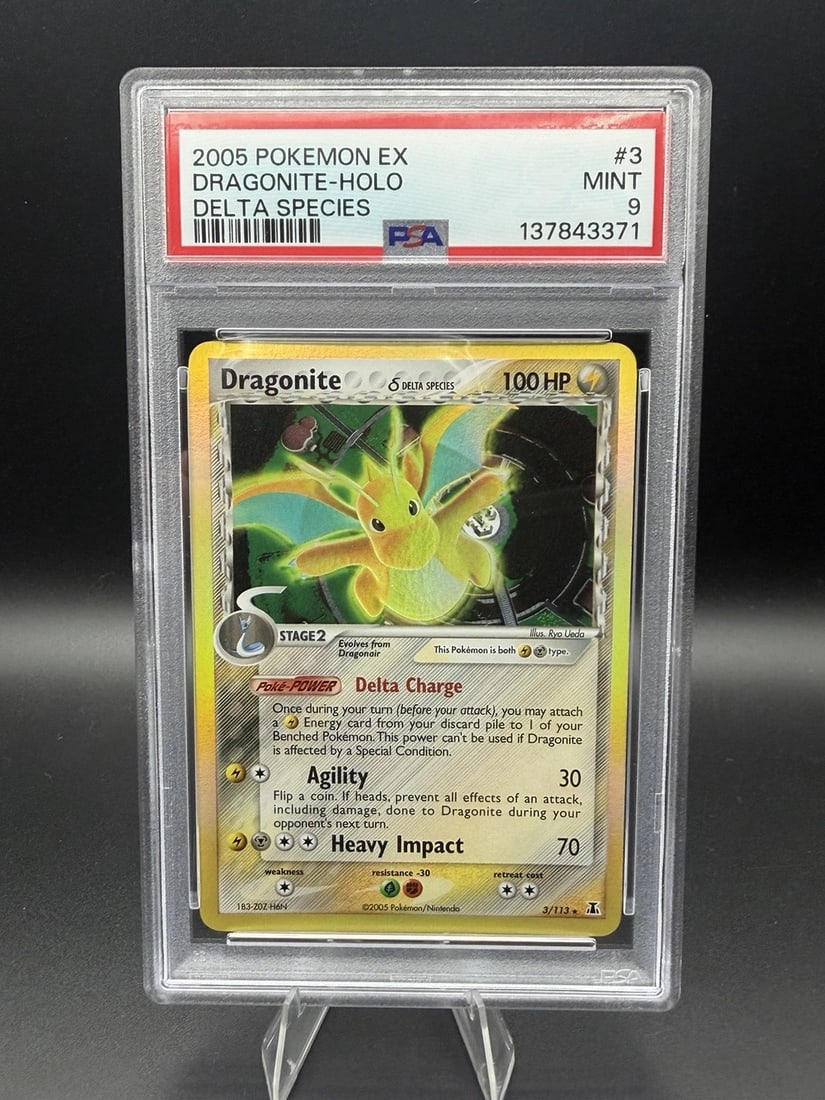 Pokémon TCG 2005 Dragonite EX Delta Species #3/113 Mint PSA 9 (1 of 2)