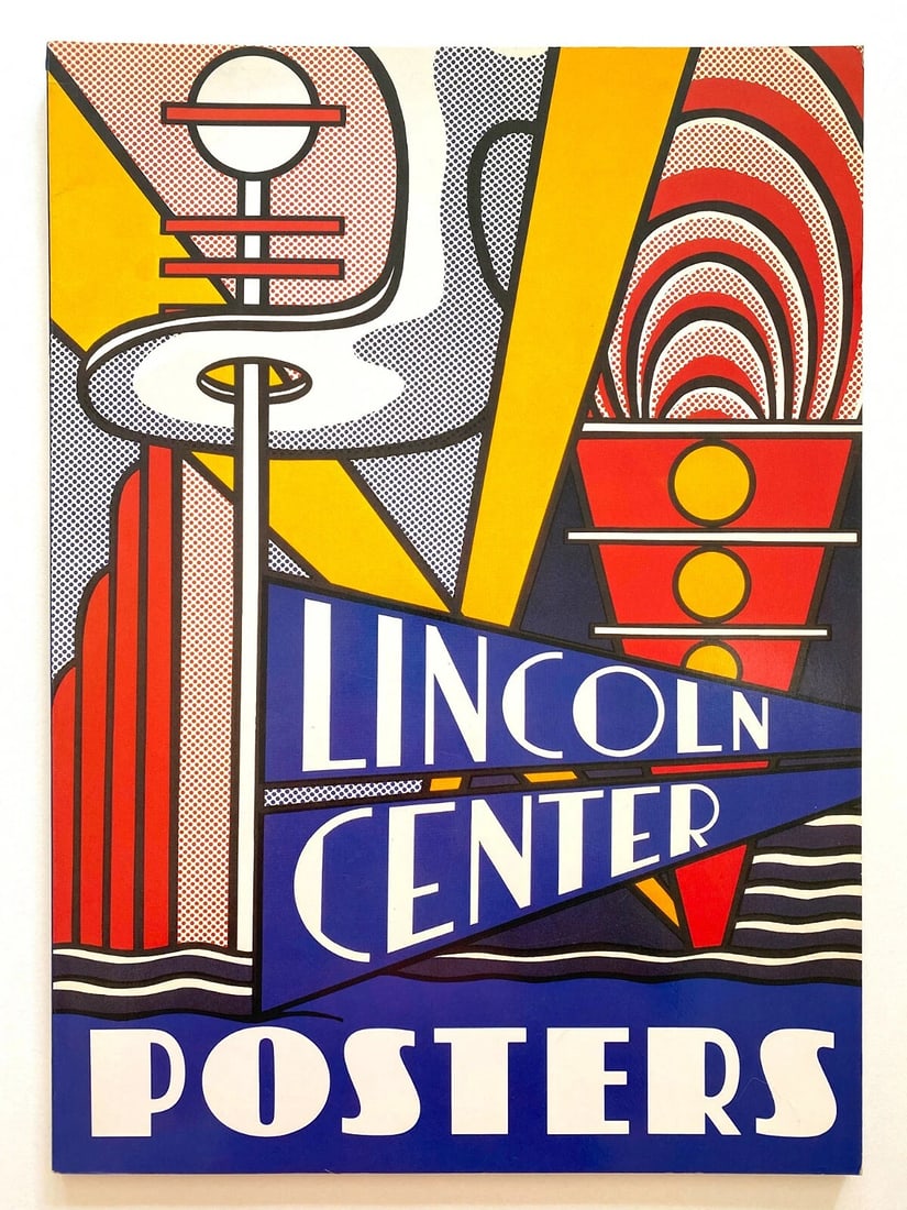 "LINCOLN CENTER POSTERS" RARE VTG 1980 1ST ED LITHOGRAPH PRINT XLRG POP ART BOOK (1 of 12)