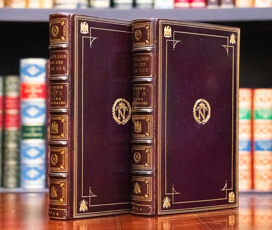 1894 Napoleon & The Fair Sex Bound by Root & Son Extra Illustrated Color Plates (1 of 20)