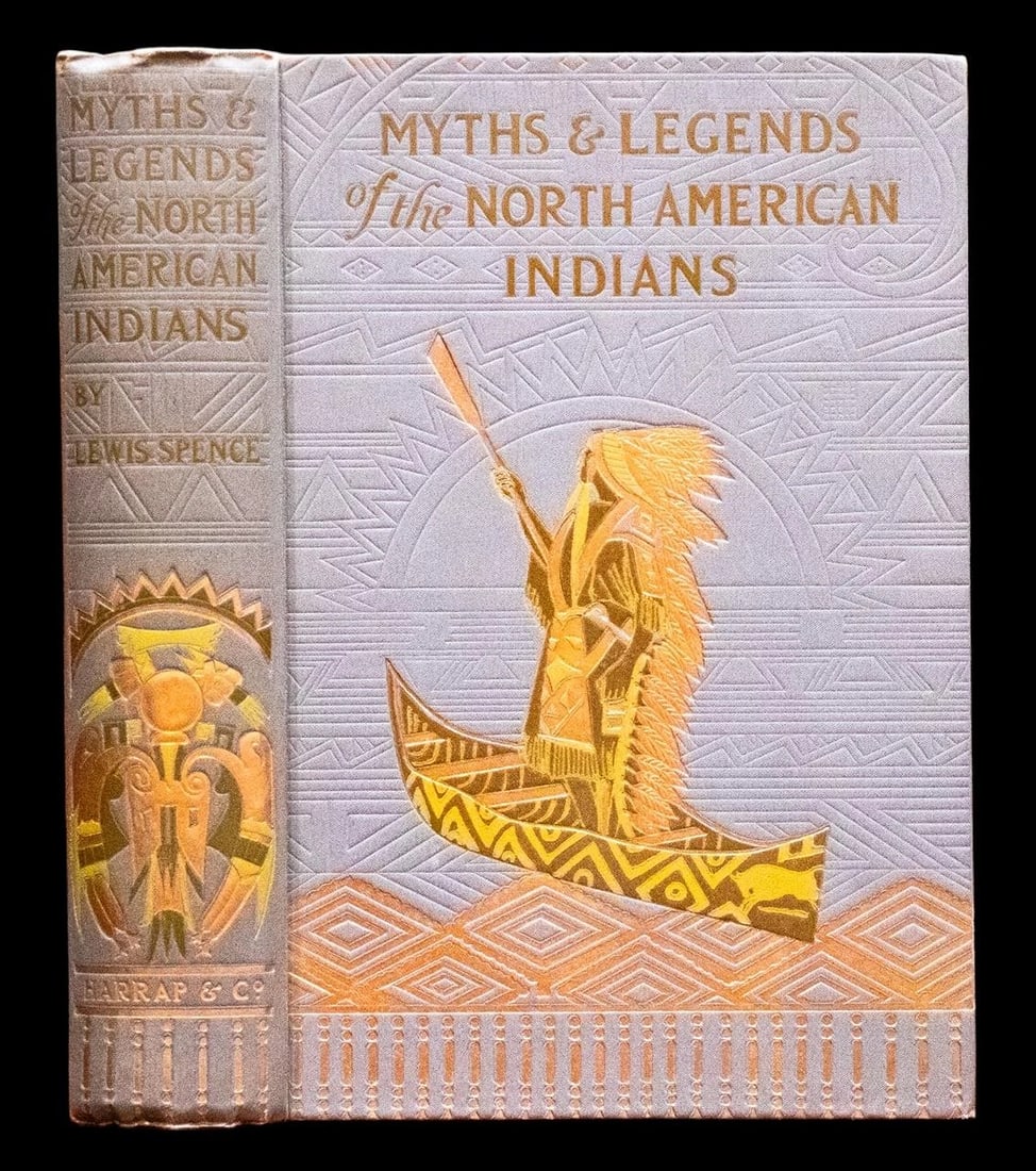 1914 The Myths & Legends of the North American Indians Fine Binding Color Plates (1 of 17)