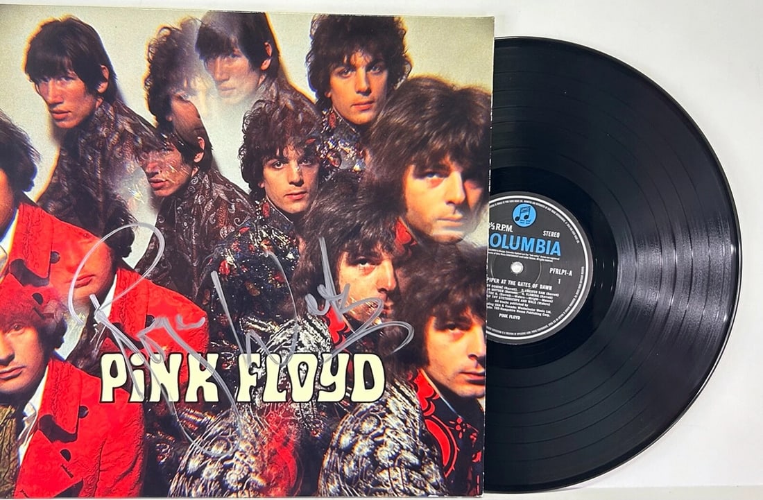 ROGER WATERS Signed Auto LP Cover"The Piper at the Gates of Dawn" PINK FLOYD JSA (1 of 4)