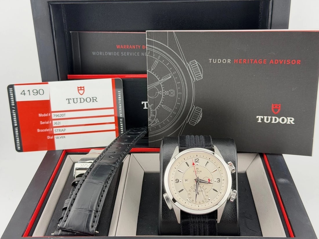 Tudor Heritage Advisor 79620T 42mm Silver Dial Stainless Steel Box Paper (1 of 7)