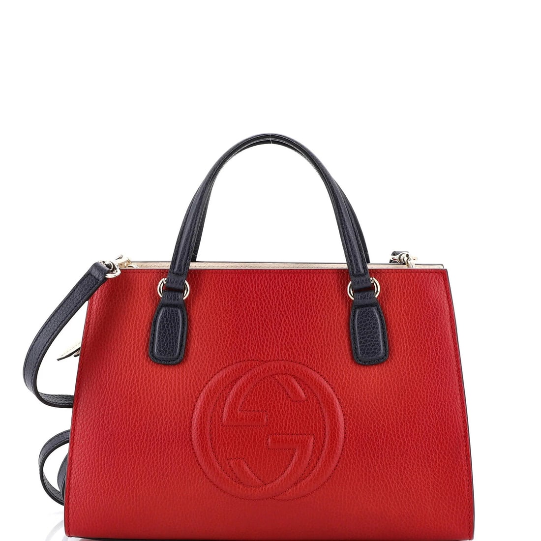 Gucci Soho Convertible Top Handle Satchel Leather Medium (1 of 7)