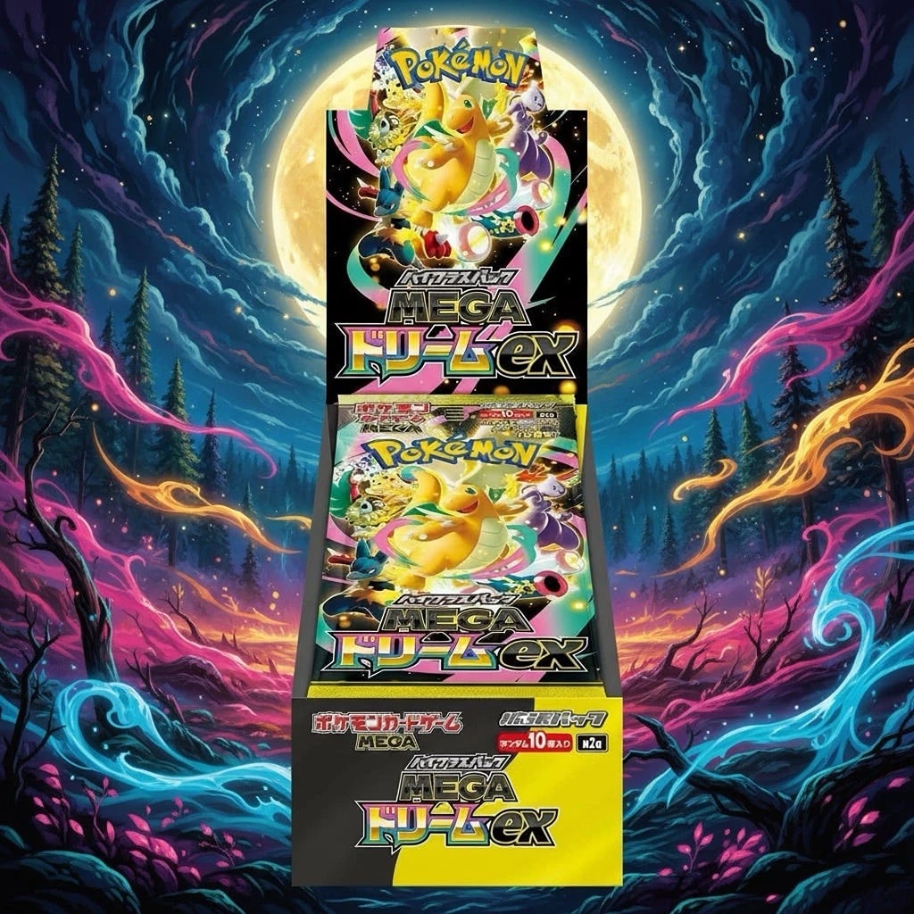 Mega Dream ex Booster Box Case Of 20 Pokémon Japanese Mega: Condition: New/Factory Sealed: A brand-new, unused, unopened, undamaged item (including handmade items). See the seller's listing for full details. ,Convention/Event: Pokémon League,Card Size: