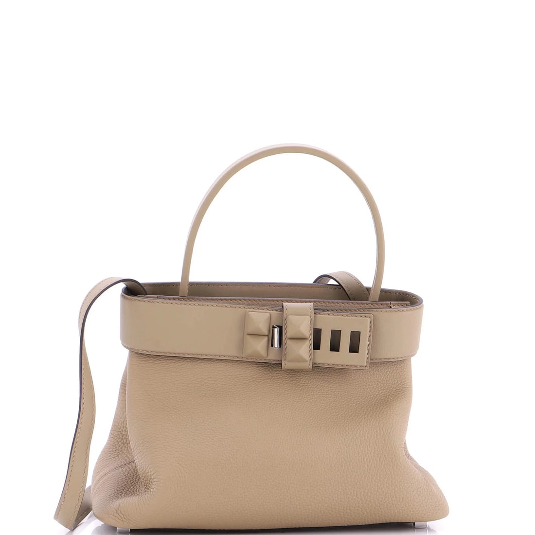 Hermes Medor Handbag Togo: Condition: Pre-owned - Excellent,Brand: Hermes,Exterior Material: Leather,Style: Totes,Exterior Color: Neutral,Department: Women,Size: Unknown,Accessories: Dust Bag, With StrapCondition: Excellent.