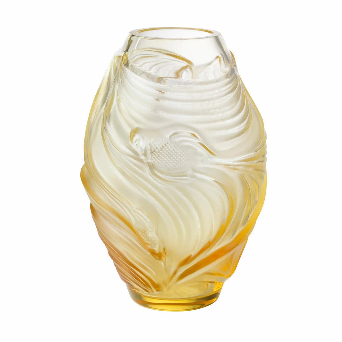 LALIQUE CRYSTAL POISSONS COMBATTANTS VASE AMBER #10684400 BRAND NIB: Condition: New: A brand-new, unused, unopened, undamaged item in its original packaging (where packaging is applicable). Packaging should be the same as what is found in a retail store, unless the ite