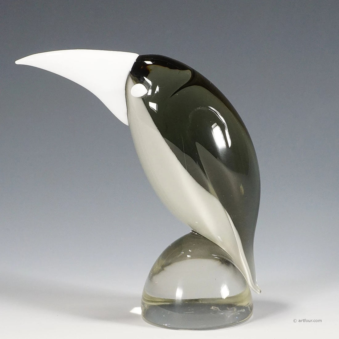 Grosbeak Glass Sculpture by Livio Seguso for Gral Germany ca. 1970ts: width: 2.36 inchesheight: 6.30 inchesdepth: 5.51 inches. Condition: Used,Brand: ArtGlass,Type: Vase,Country of Origin: Germany