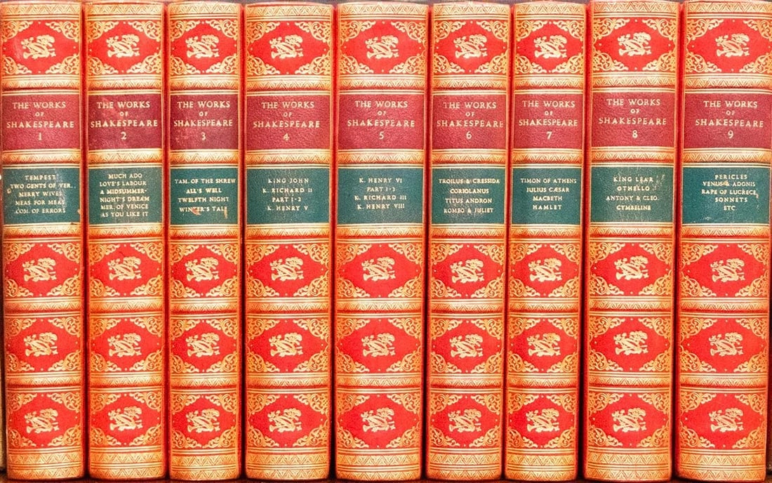 Rare 1891 The Works of WILLIAM SHAKESPEARE Hamlet ROMEO & JULIET Bound by Frost (1 of 11)