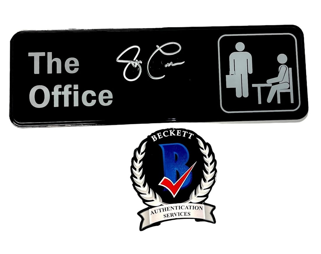Steve Carell Signed Autograph The Office Sign Beckett Michael Scott: Personalize: No,Industry: Television,Signed by: STEVE CARELL,Signed: Yes,Autograph Authentication: Beckett,Object Type: sign,Original/Reproduction: Original,Show: THE OFFICE,Country of Origin: United