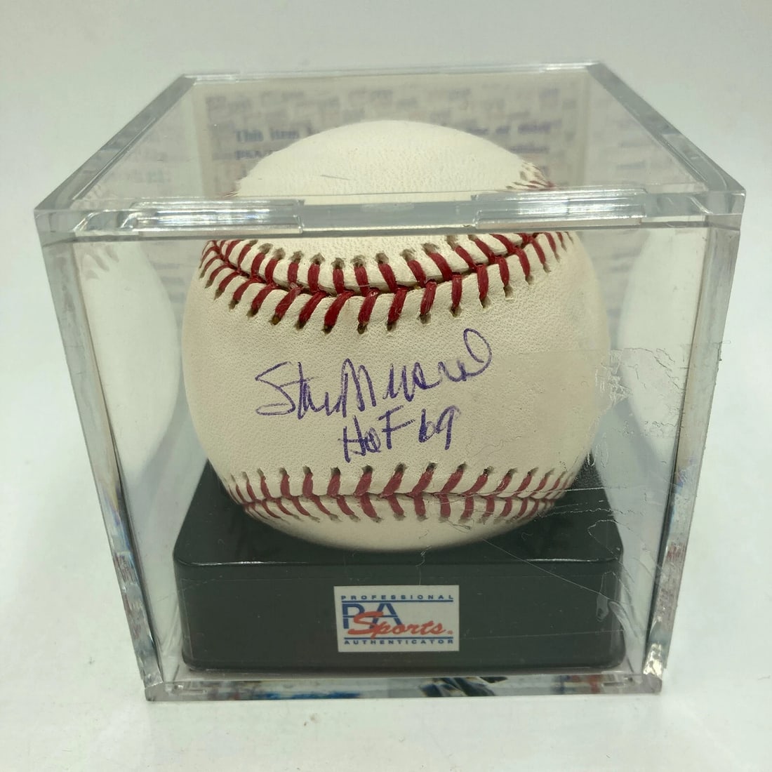 Stan Musial HOF 1969 Signed Baseball PSA DNA Graded 10 GEM MINT: Sport: Baseball,Player: Stan Musial,Autograph Authentication: Professional Sports Authenticator (PSA),Original/Reprint: Original,Product: Ball,Team: St. Louis Cardinals,Country of Origin: United State