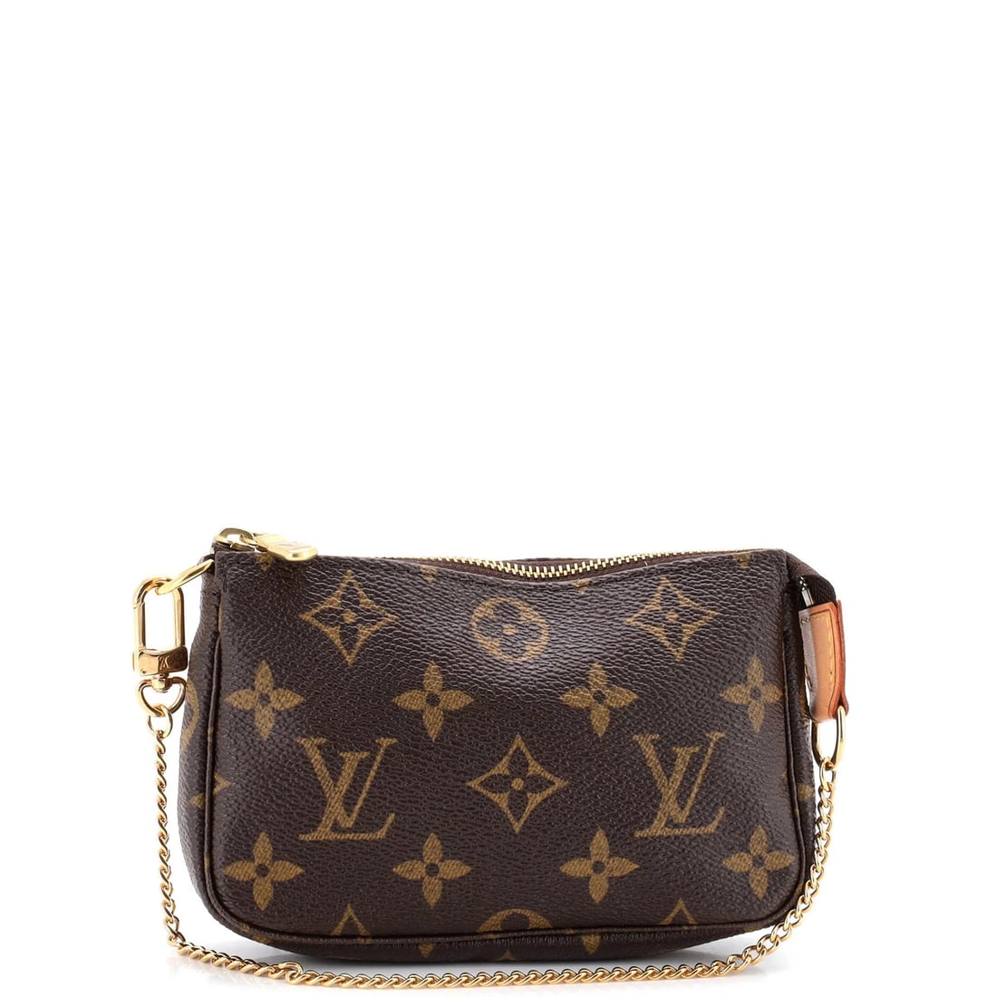 Louis Vuitton Pochette Accessoires Monogram Canvas Mini: Condition: Pre-owned - Excellent,Brand: Louis Vuitton,Exterior Material: Canvas Coated,Style: Clutches,Exterior Color: Brown,Department: Women,Size: Mini,Accessories: Dust Bag