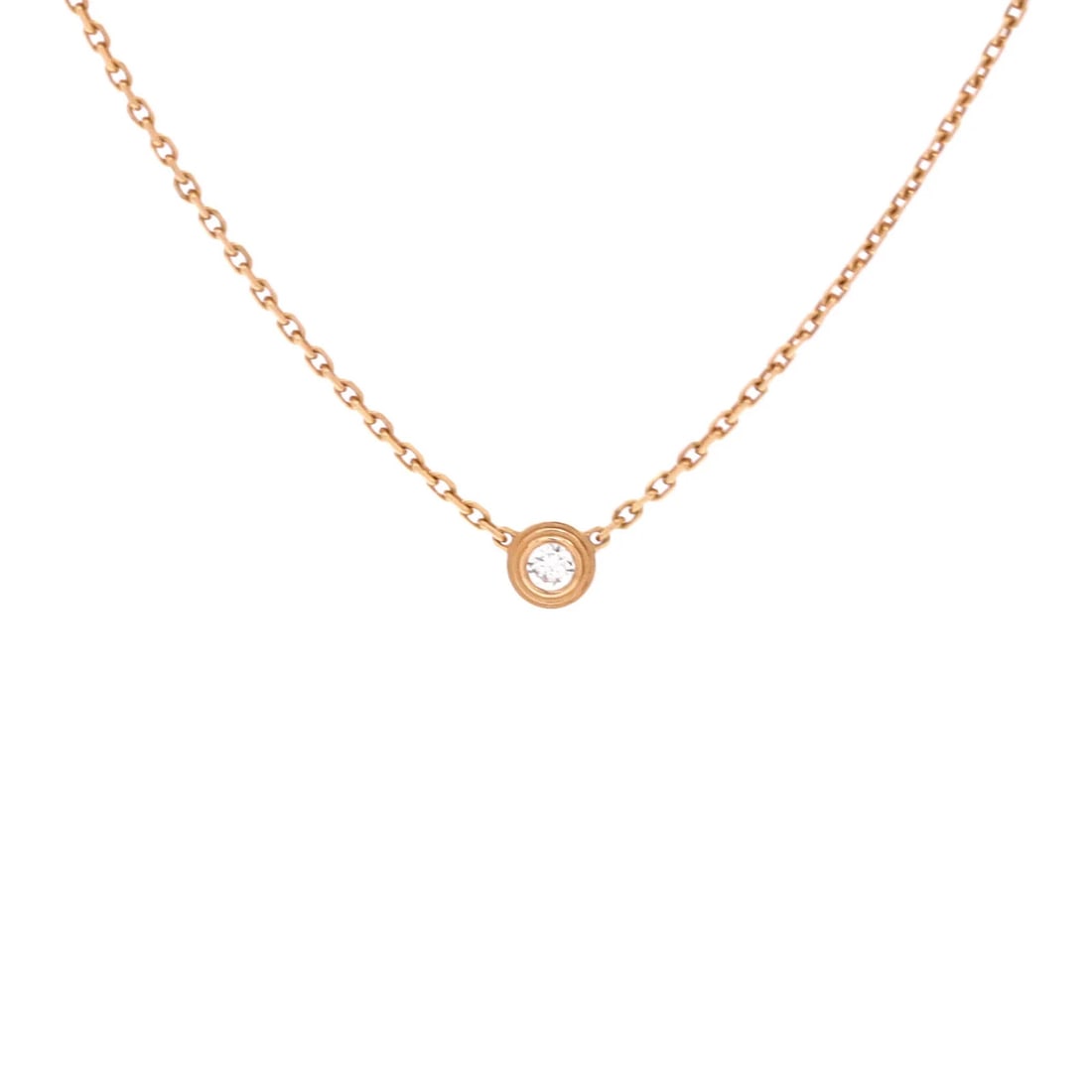 Cartier Cartier D'Amour Pendant Necklace 18K Rose Gold with Diamond XS: Condition: Pre-owned - Good,Brand: Cartier,Main Stone: Diamond,Metal: 18K Rose Gold,Metal Purity: 18K,Style: Pendant,Type: Necklace,Color: Rose Gold,Material: 18K Rose Gold, Diamond