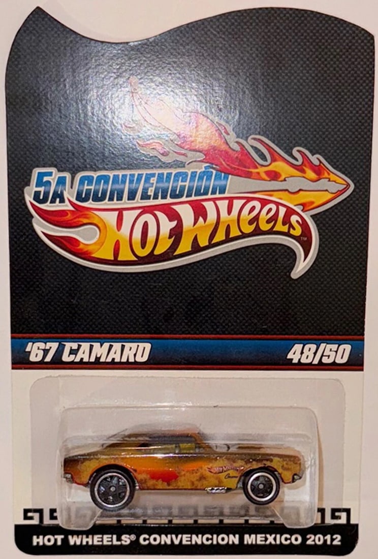 '67 CAMARO Hot Wheels 2012 Mexico Convention Exclusive 48/50 RARE!: Condition: New: A brand-new, unused, unopened, undamaged item (including handmade items). ,Autographed: No,Vehicle Make: Chevrolet,Vehicle Type: Car,Color: Black,Material: diecast,Scale: 1:64,,Age Lev