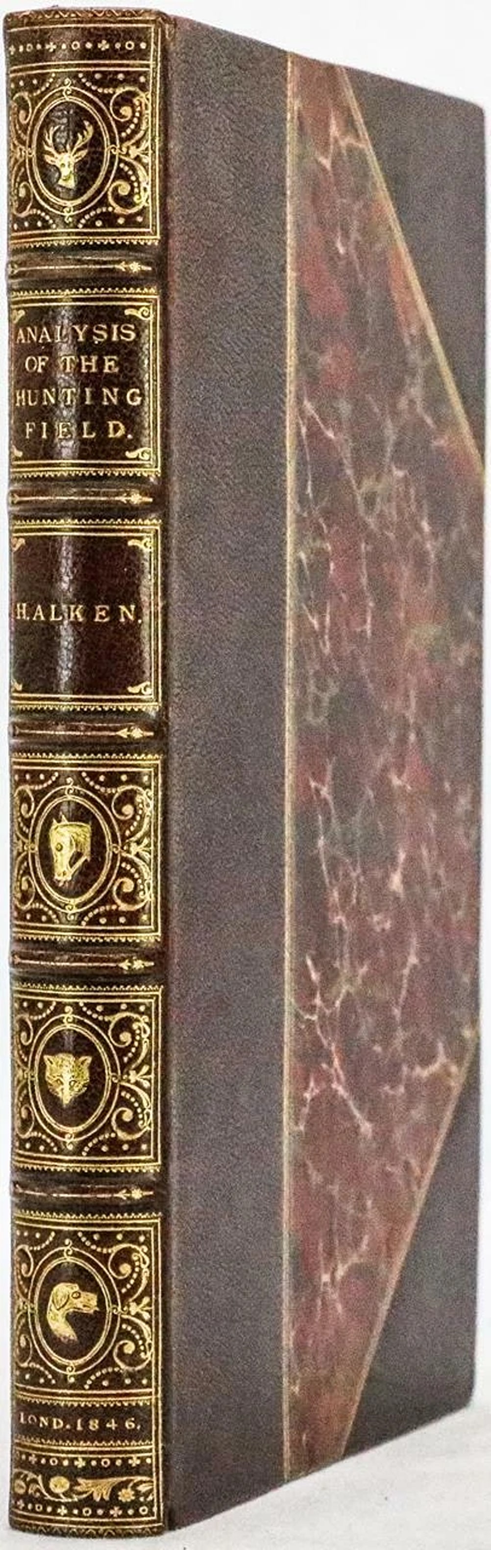 1846 1stED Analysis of the Hunting Field Bound by Tout Fine Leather Color Plates (1 of 12)