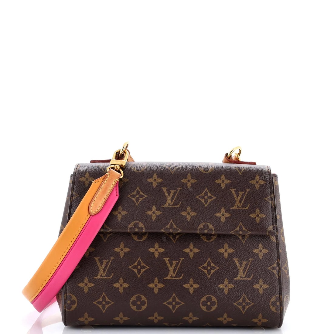 Louis Vuitton Cluny Top Handle Bag Monogram Canvas BB: Accessories: Clochette, With StrapMeasurements: Handle Drop 4", Height 8", Width 10", Depth 4.5", Strap Drop 22". Condition: Pre-owned - Fair,Brand: Louis Vuitton,Exterior Material: Canvas Coated,Styl