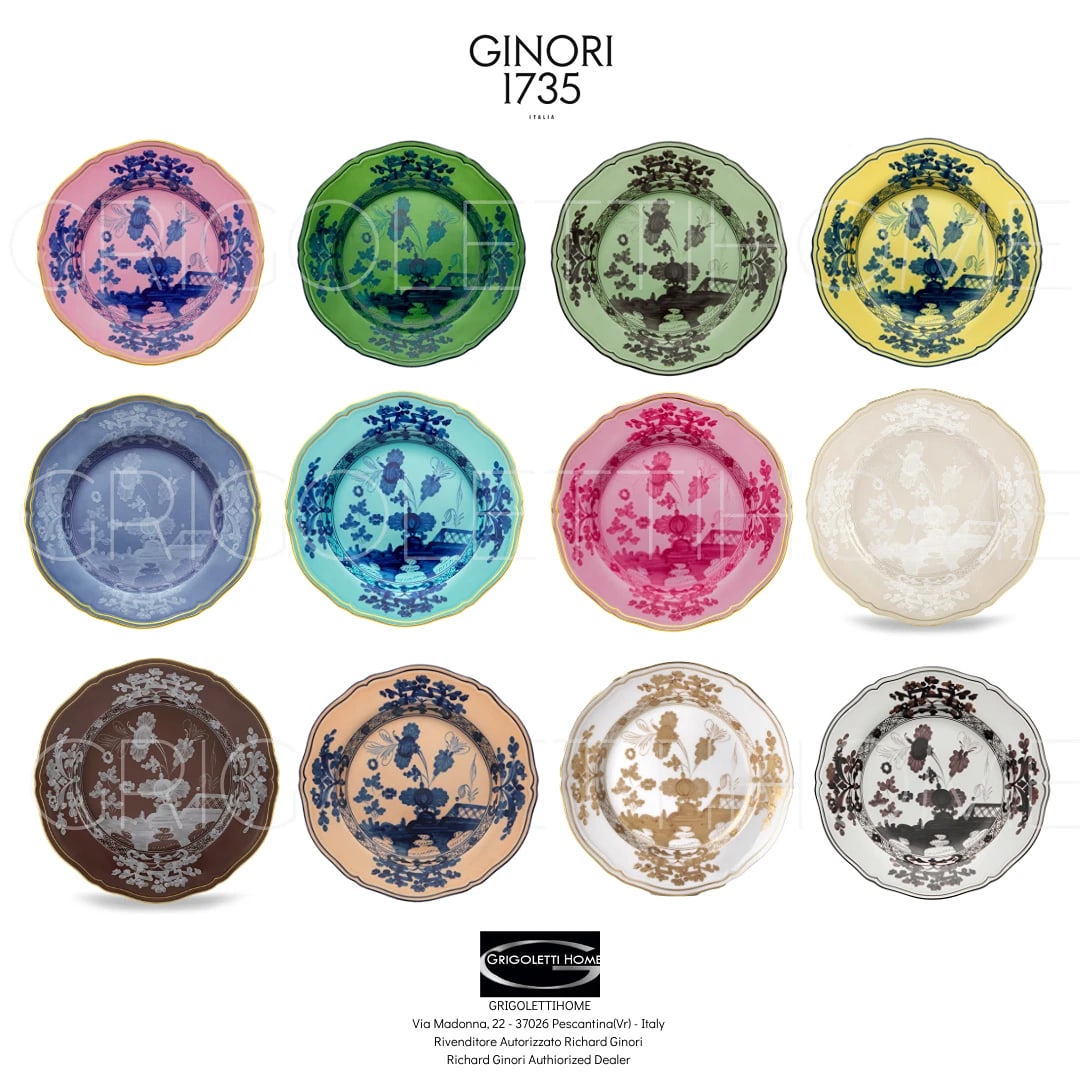 Richard Ginori - Oriente Italiano - Set Of 12 Dinner Plates 26.5 Cm / Inch 10.23: Condition: New: A brand-new, unused, unopened, undamaged item in its original packaging (where packaging is applicable). Packaging should be the same as what is found in a retail store, unless the ite