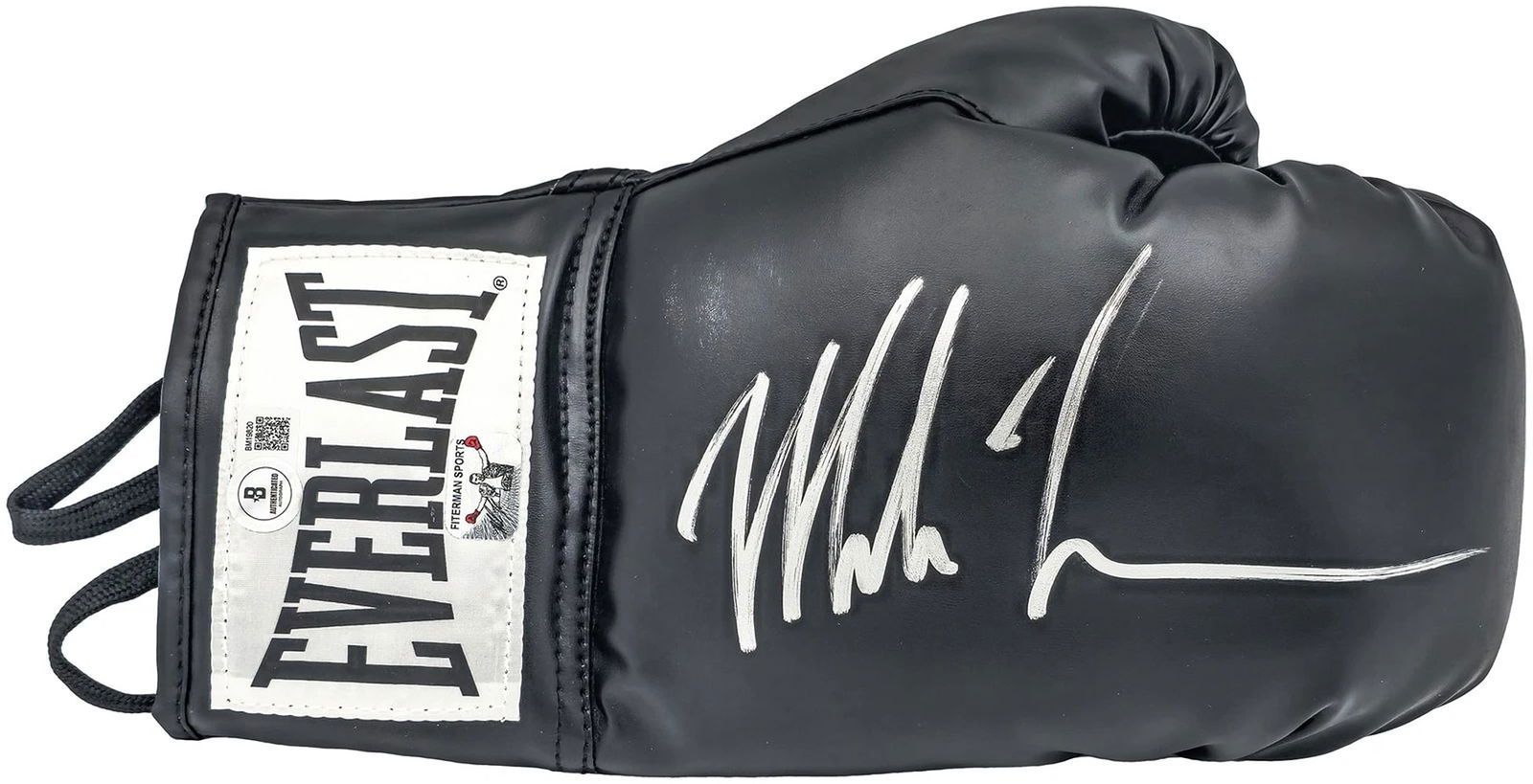 Mike Tyson Signed Black Everlast Glove Right Handed RH Beckett (1 of 1)