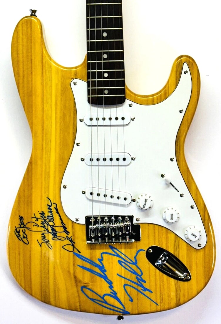 THE CRICKETS CURTIS MAULDIN ALLISON Signed Auto Electric Guitar JSA Buddy Holly (1 of 3)