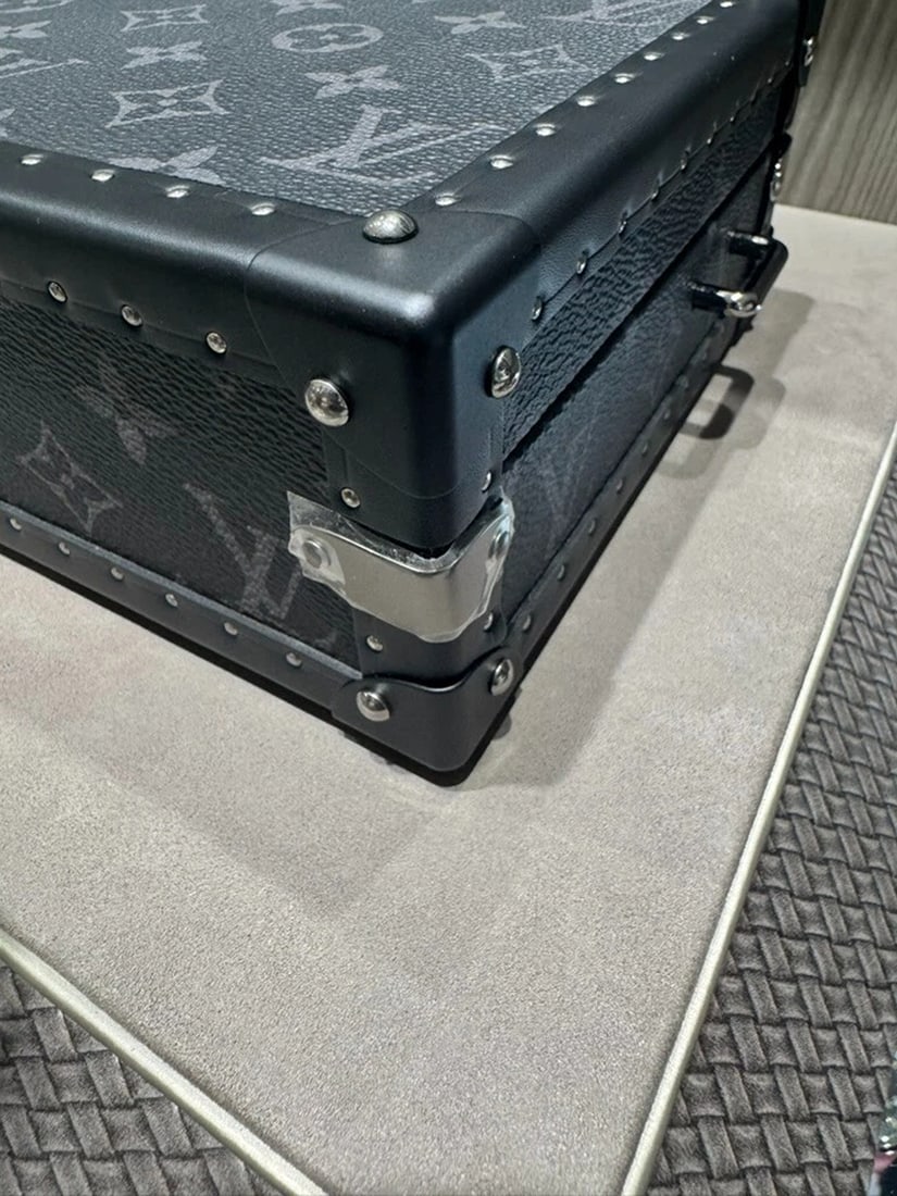 Louis Vuitton Trunk Clutch Box w/ strap - Monogram Eclipse Model: M20251 - 5