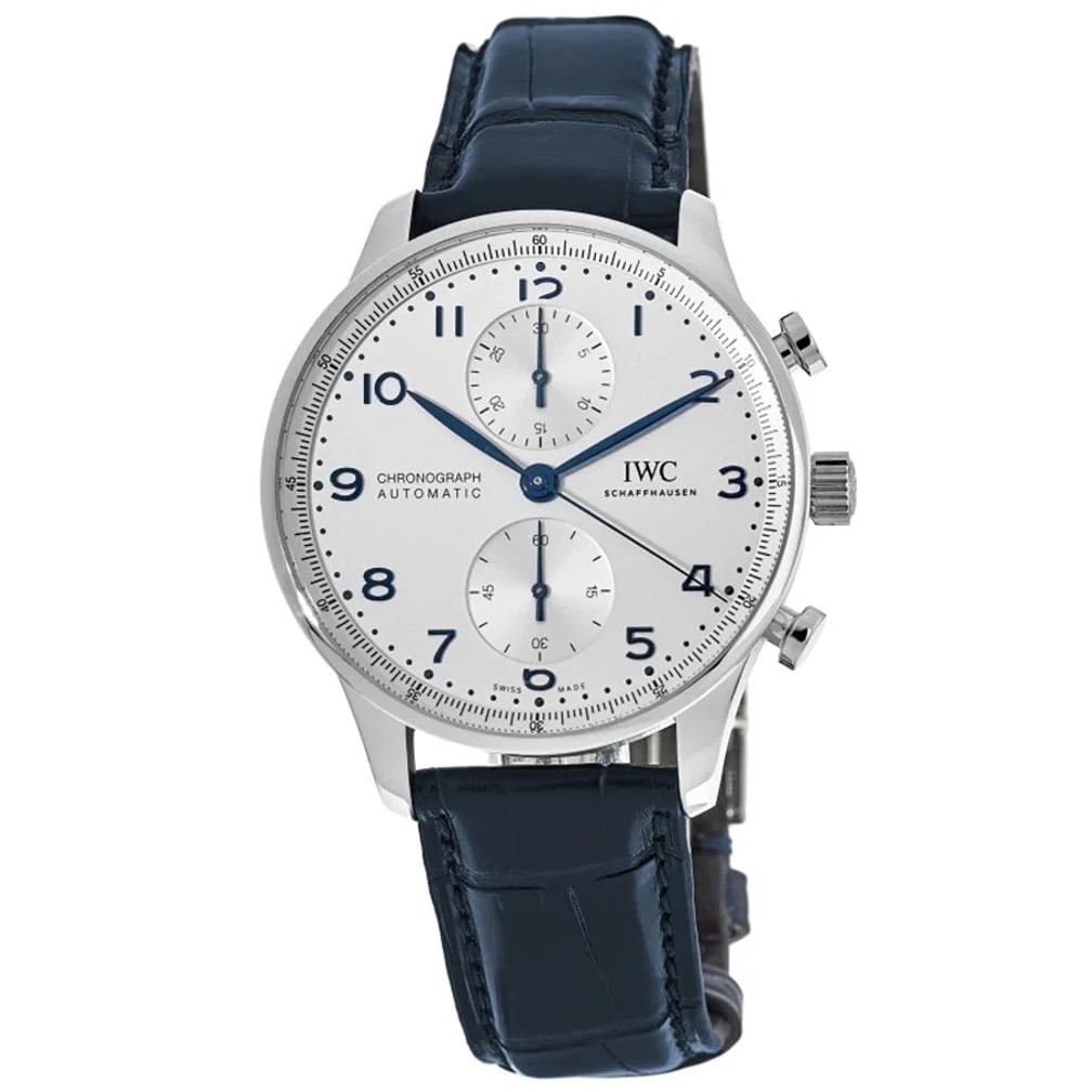 IWC Portugieser Automatic Chronograph Silver Dial Men's Watch IW371605-PO (1 of 3)