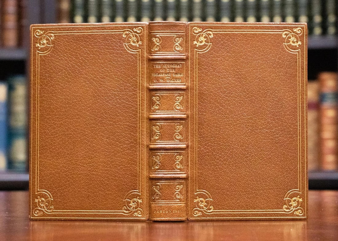 Oliver Wendell Holmes / The Autocrat of the Breakfast-Table Signed 1st ed 1858: Author: Oliver Wendell Holmes,Country of Origin: United States of America,Publisher: Phillips, Sampson & Company,Year Printed: 1858,Special Attributes: 1st Edition, Signed,Binding: Hardcover,Subject: