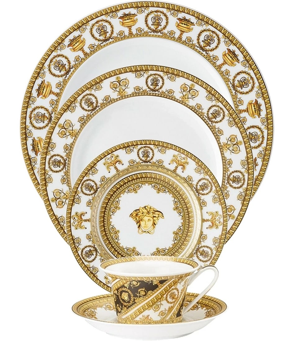 Versace Rosenthal I Love Baroque 5 Piece Dinnerware Set White - Official Versace: Condition: New: A brand-new, unused, unopened, undamaged item in its original packaging (where packaging is applicable). Packaging should be the same as what is found in a retail store, unless the ite