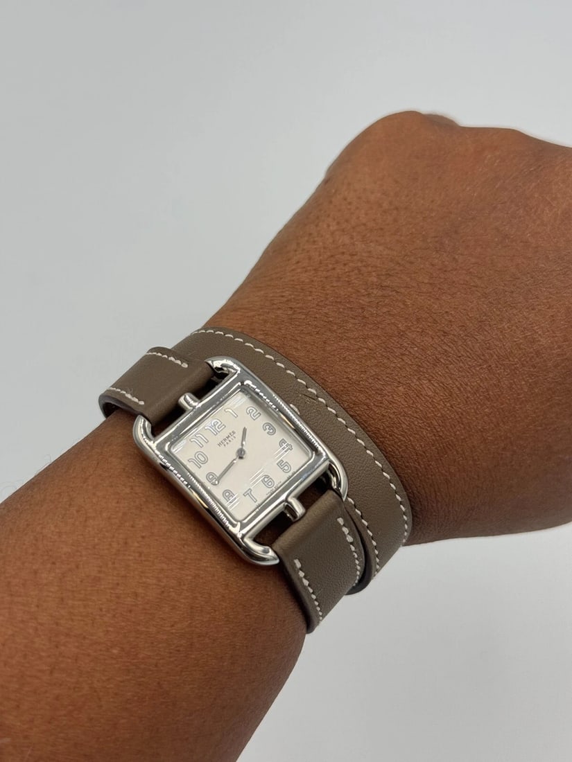 Hermes Cape Cod Watch Small Model Strap Tan (watch only) - 11