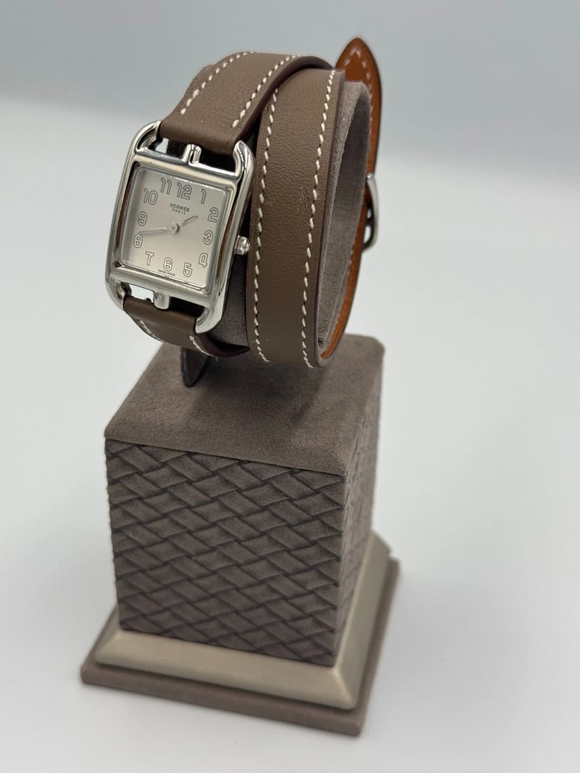 Hermes Cape Cod Watch Small Model Strap Tan (watch only) - 6