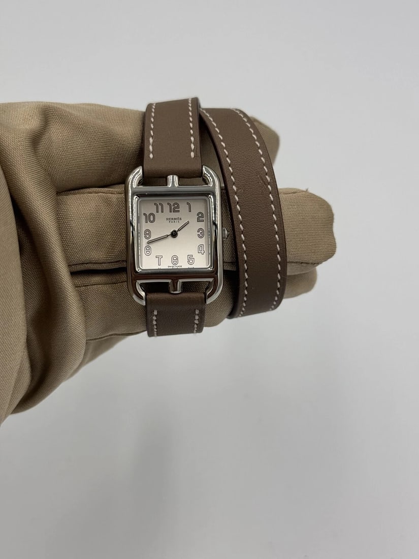 Hermes Cape Cod Watch Small Model Strap Tan (watch only) - 9