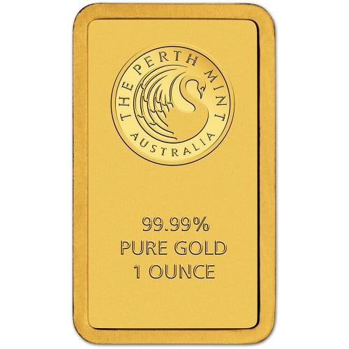 1 oz. Gold Bar - Perth Mint - 99.99 Fine in Assay - 3